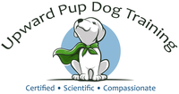 Business logo for Upward Pup Dog Training
