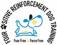 Business logo for Four Pawsitive Reinforcement Dog Training