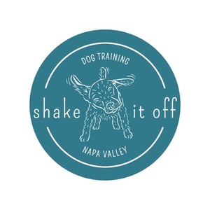 Business logo for Shake It Off Dog Training