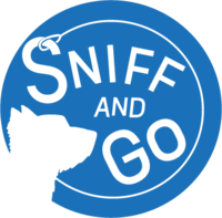 Business logo for Sniff and Go: BetteR+ Dog Walks